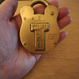 Vintage Squire Sold Brass Lock